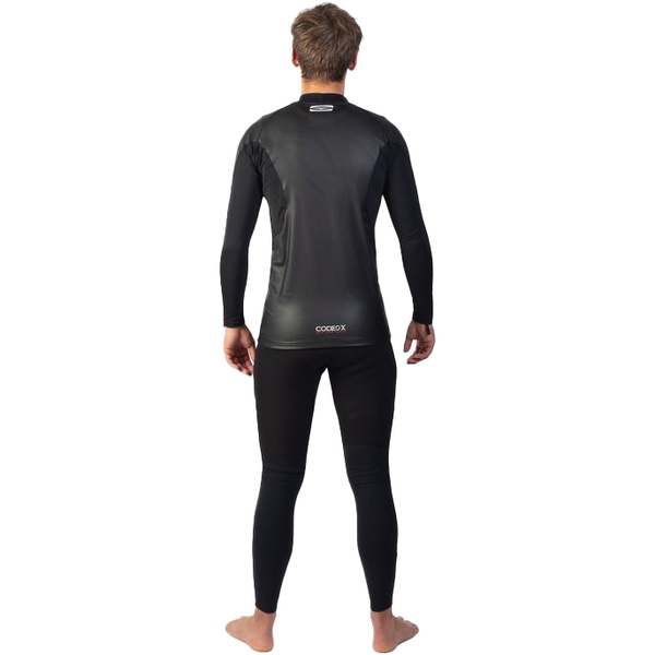 2026 Gul Mens Code Zero Vaprskin Long Sleeve Thermal Outer Top CZ0002 - Black